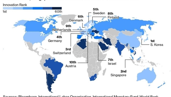 Switzerland is the Most Innovative Country in Europe